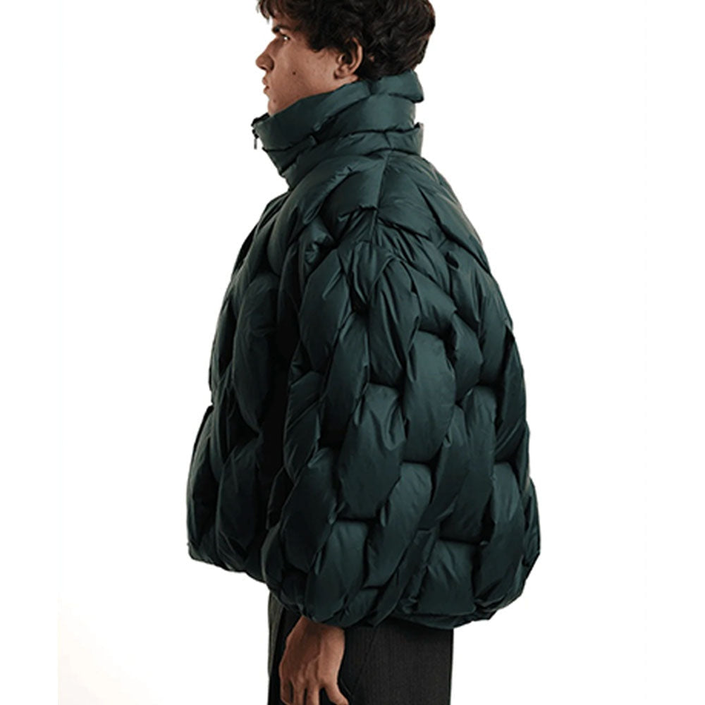 Natalia | Women's Oversized Winter Puffer Jacket Stand Collar Zip Up