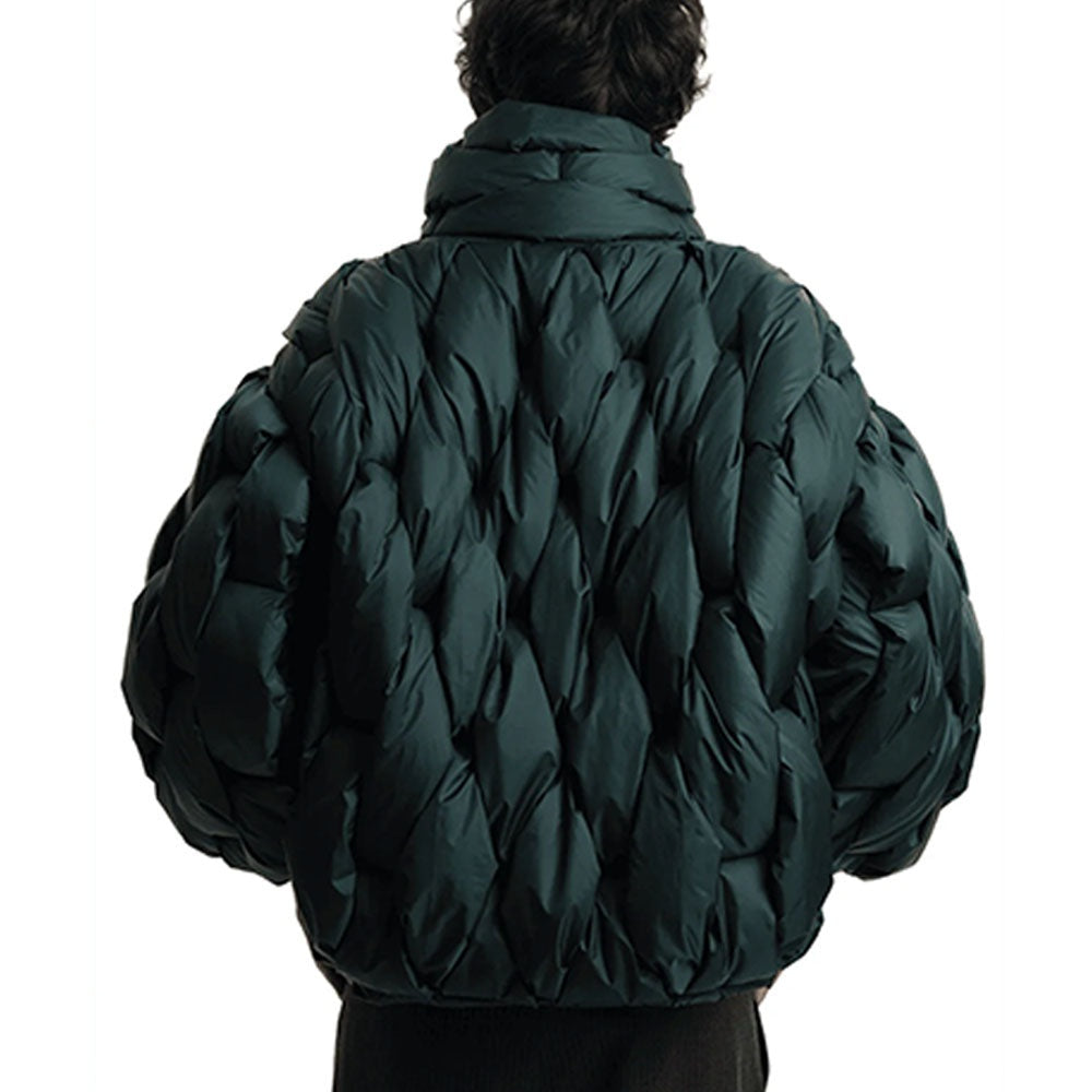 Natalia | Women's Oversized Winter Puffer Jacket Stand Collar Zip Up