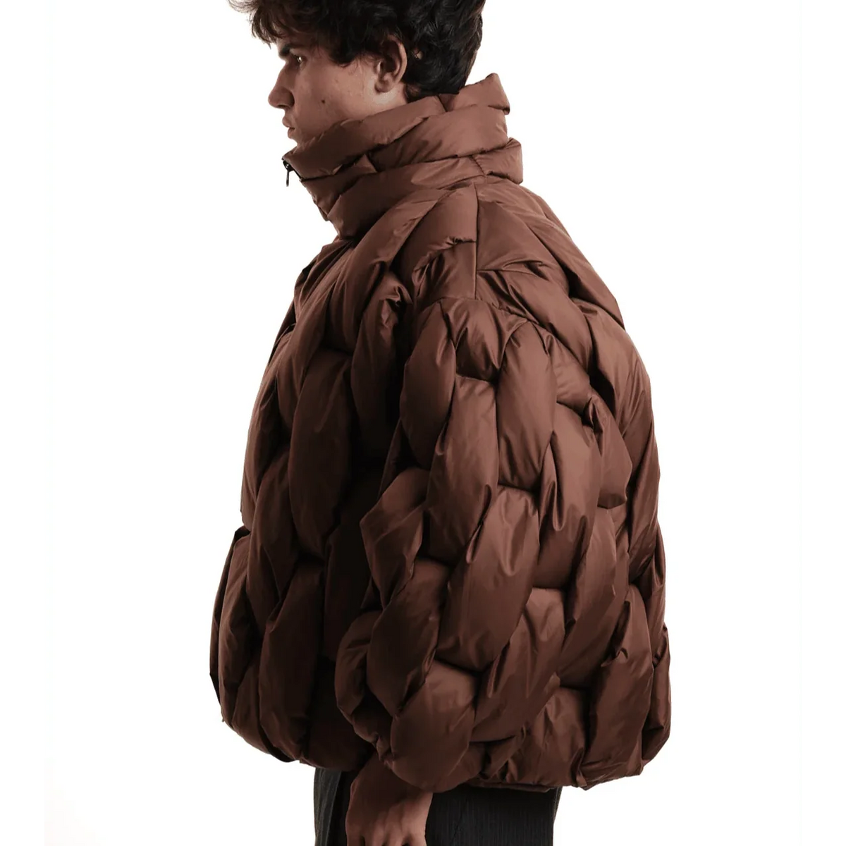 Natalia | Women's Oversized Winter Puffer Jacket Stand Collar Zip Up
