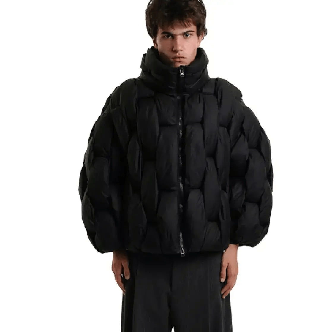 Natalia | Women's Oversized Winter Puffer Jacket Stand Collar Zip Up