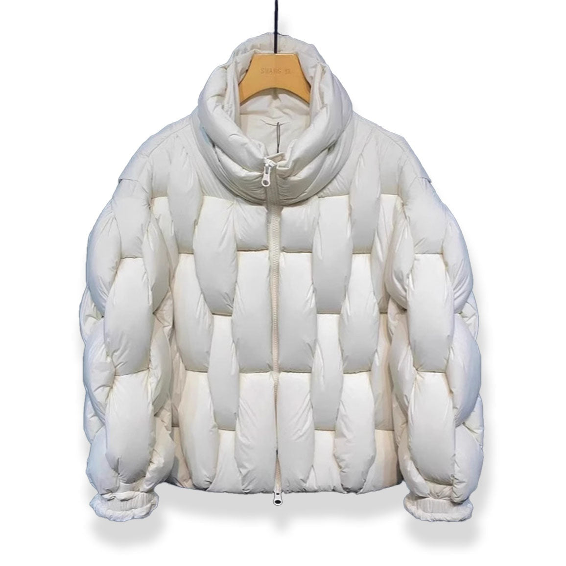 Natalia | Women's Oversized Winter Puffer Jacket Stand Collar Zip Up