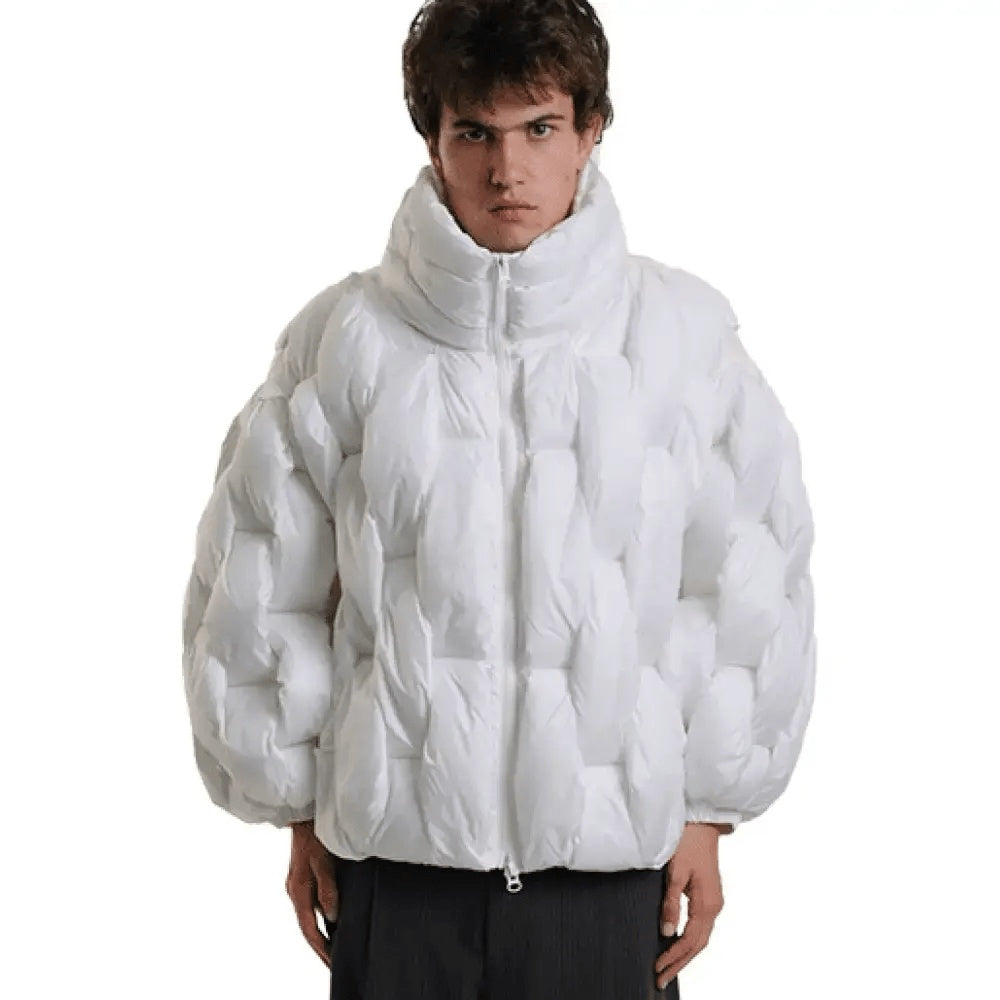 Natalia | Women's Oversized Winter Puffer Jacket Stand Collar Zip Up