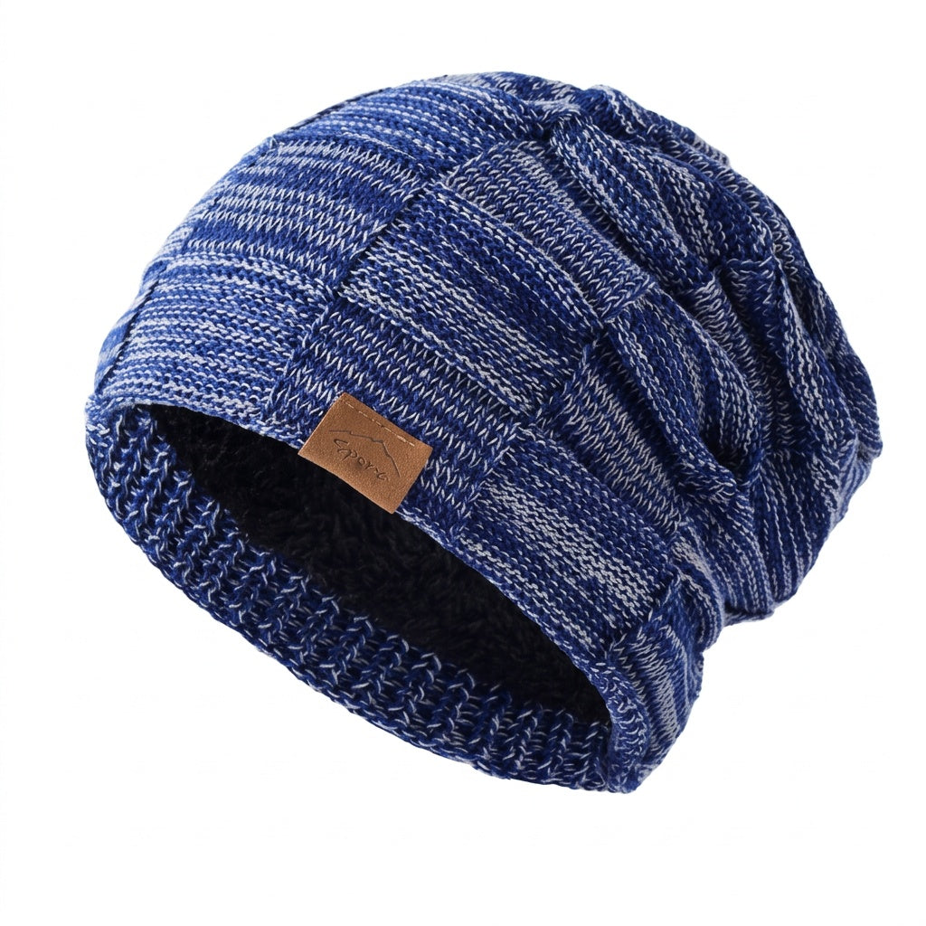 Melody | Unisex Knit Beanie Fleece Lined Slouchy Winter Hat