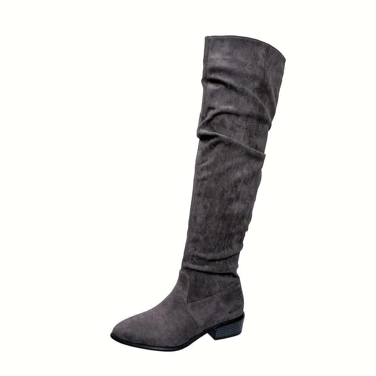 Griselda | Over The Knee Slouch Knee-High Boots