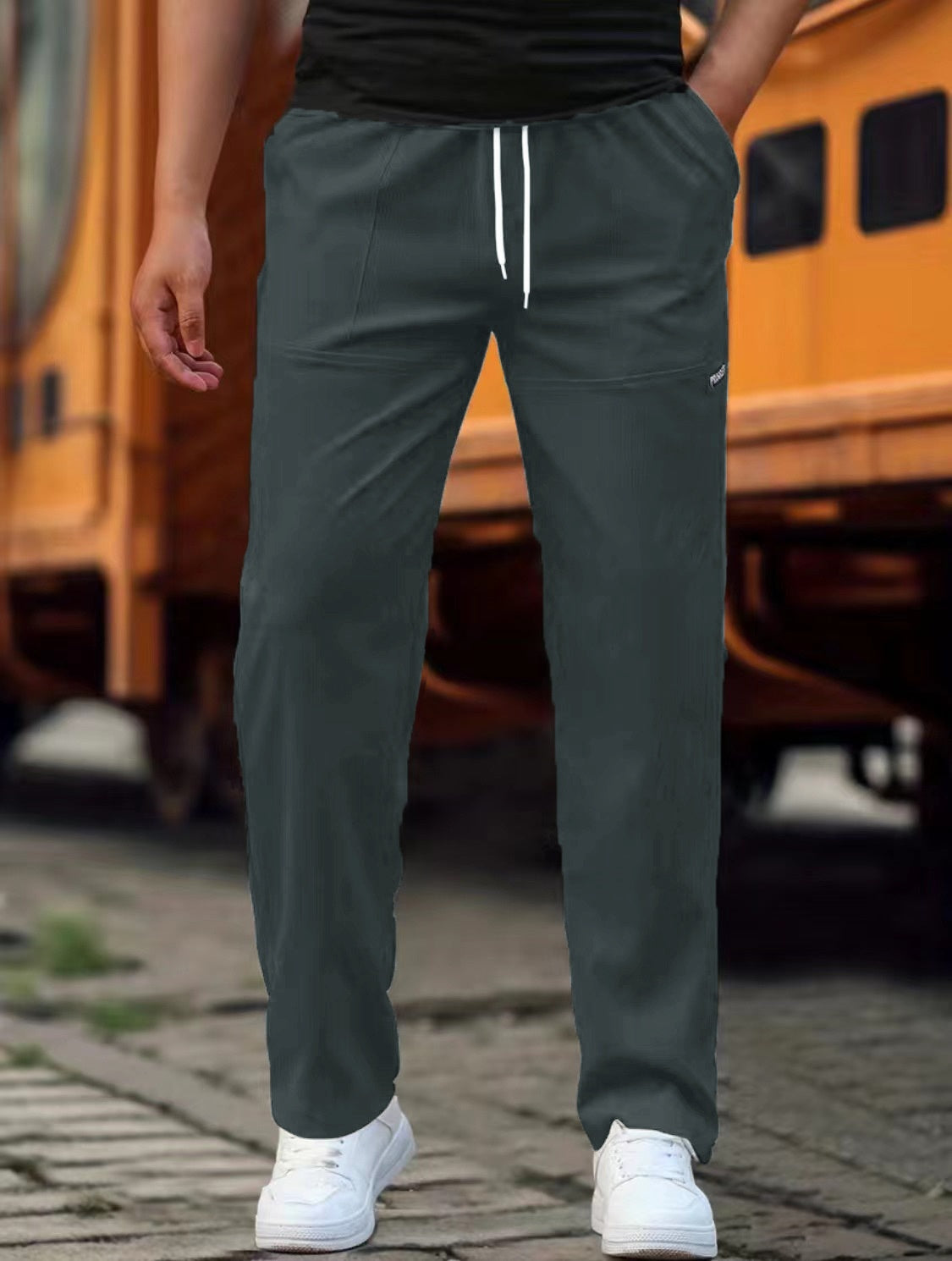 Raymond | Men's Straight Fit Sweatpants Elastic Waistband
