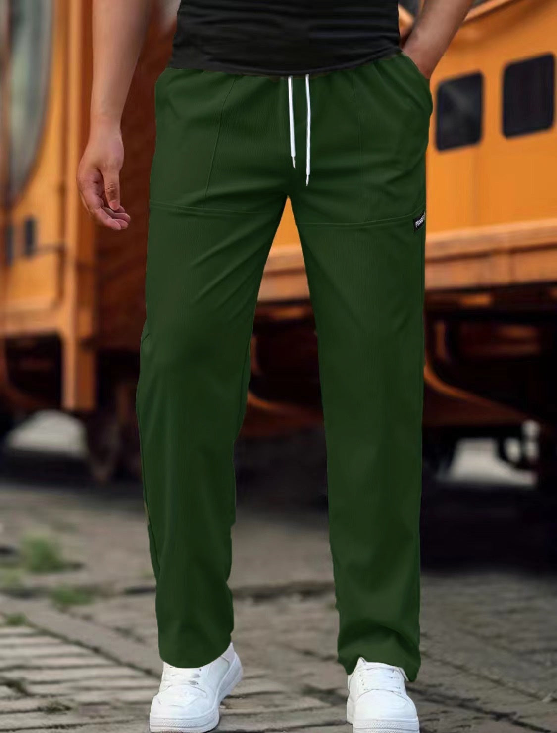 Raymond | Men's Straight Fit Sweatpants Elastic Waistband