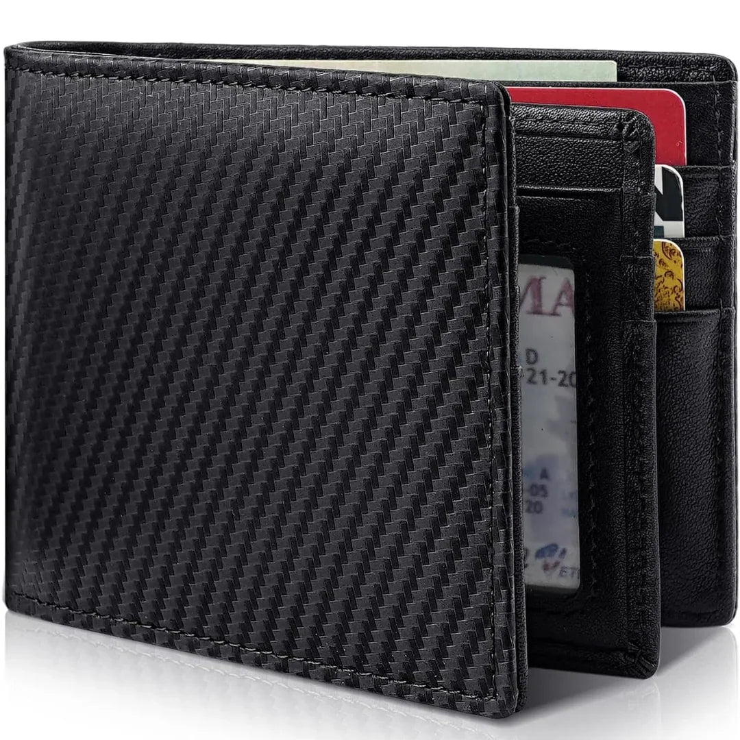 Bifold Wallet | Genuine Leather & RFID Blocking | 13 Card Slots