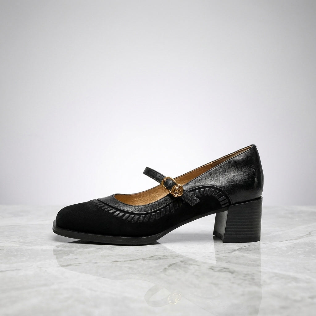 Eloise Leather Heels