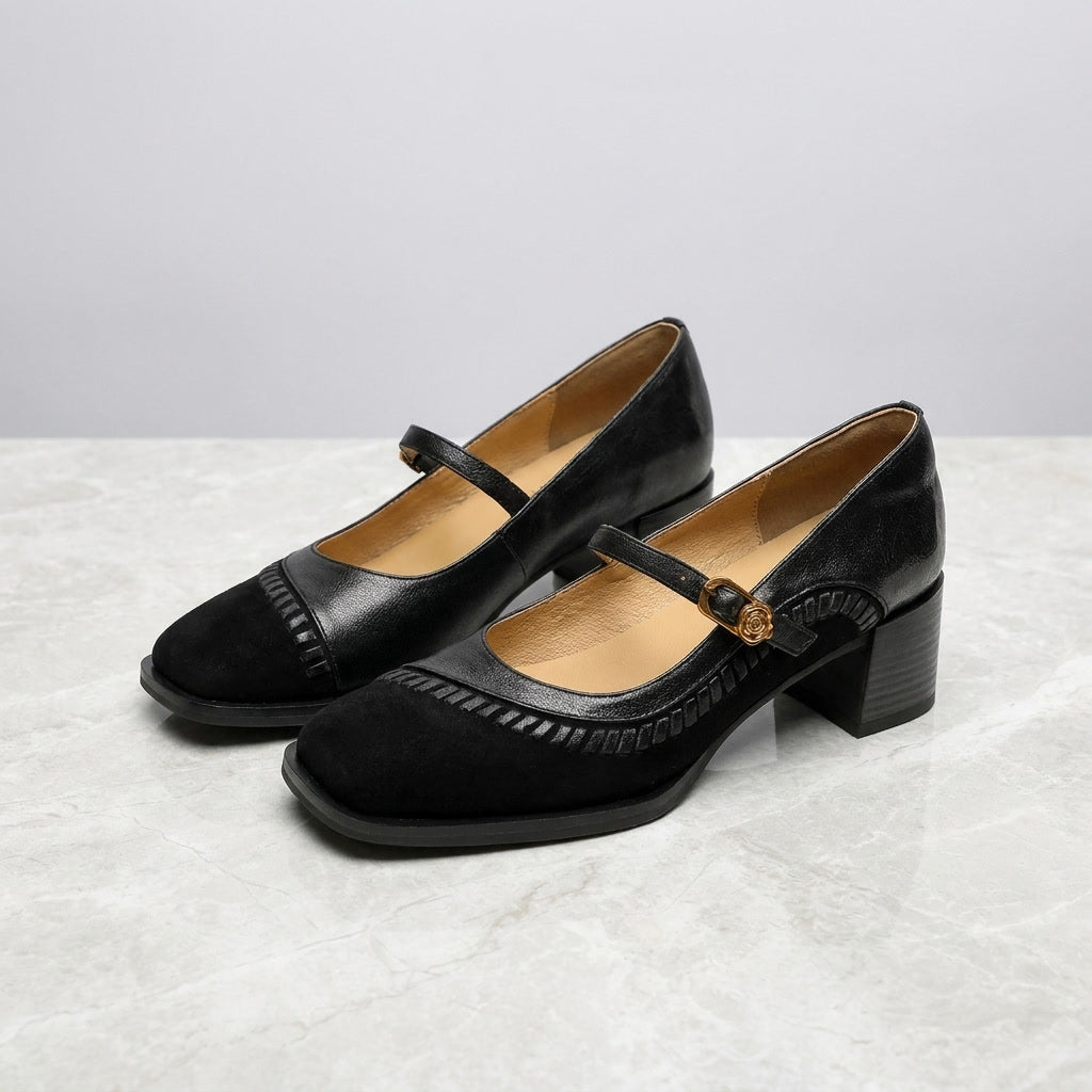 Eloise Leather Heels