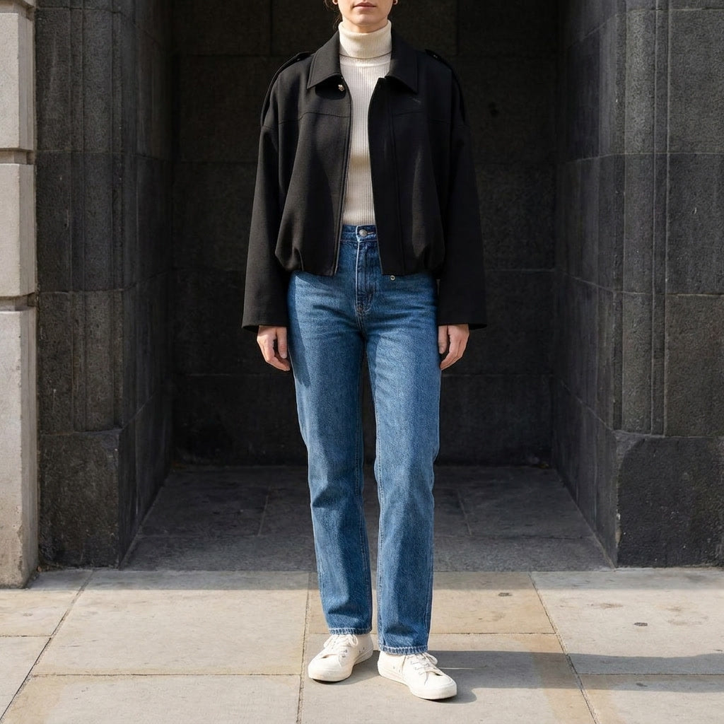 Renna Suede Bomber Jacket