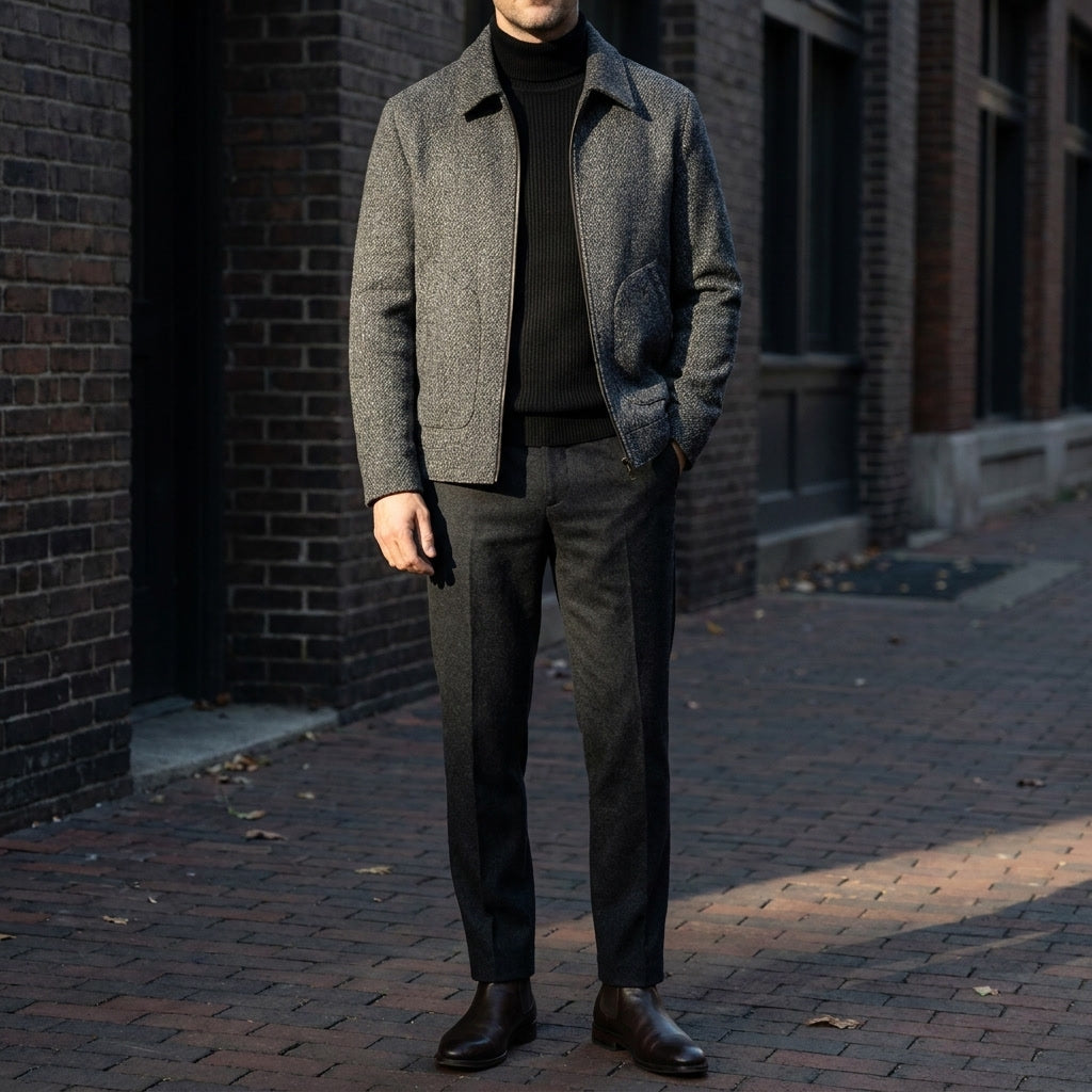Albany Knit Wool Jacket