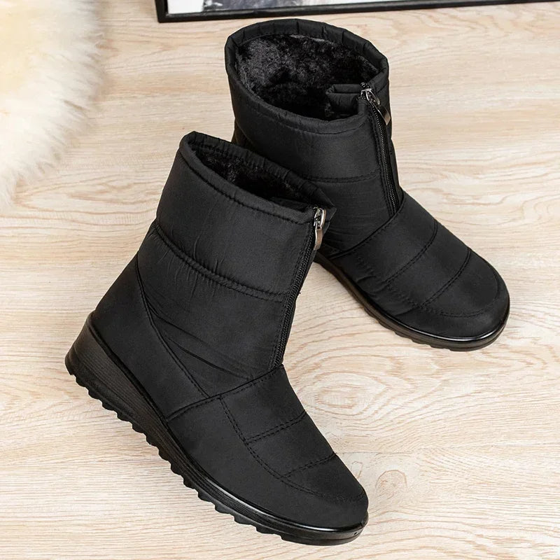 Bettina | Quilted Style Mid-Calf Boots