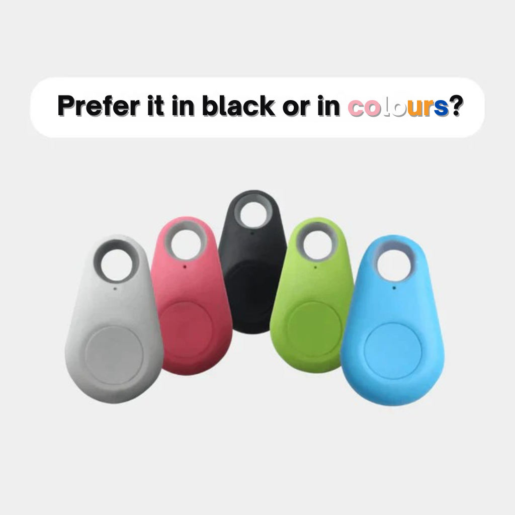 Bluetooth Pet Tracker with Keyring Real-Time GPS Location Tracking Tag