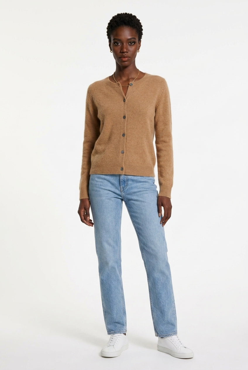 Women's Button-Up Cardigan | Long Sleeve Knit