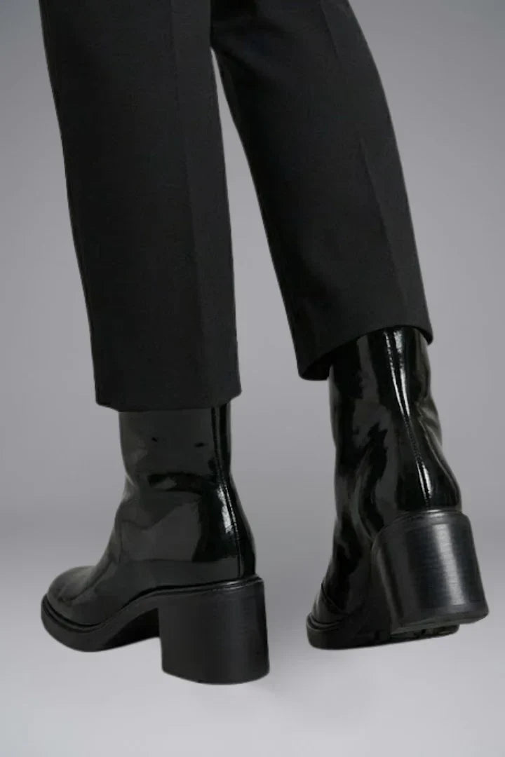 Women's Square Toe Ankle Boots | Block Heel Western Style