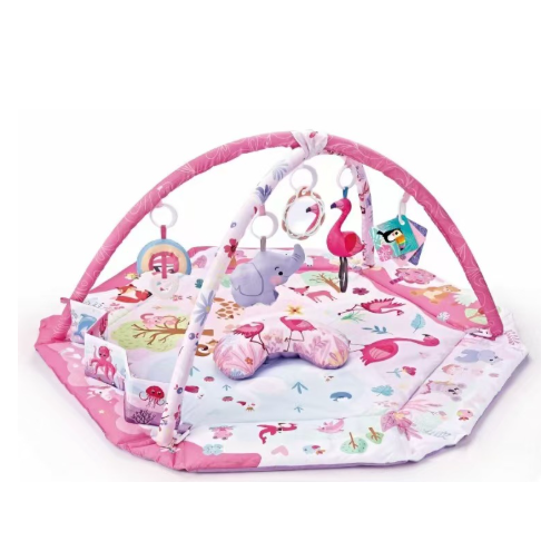 Play Mat Gym with Overhead Arches and Hanging Toys