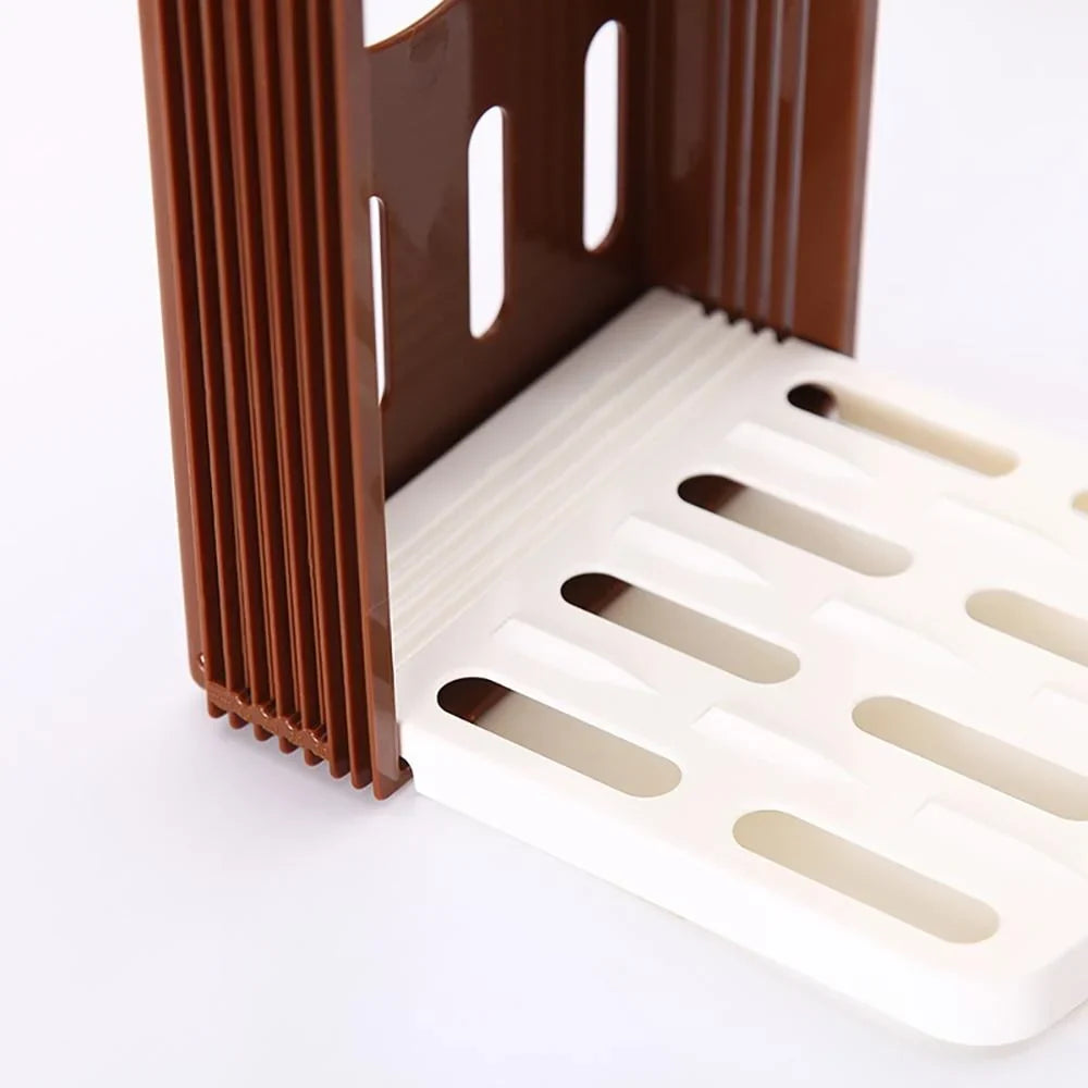 Bread Slicer | Adjustable Thickness & Foldable | With Crumb Tray