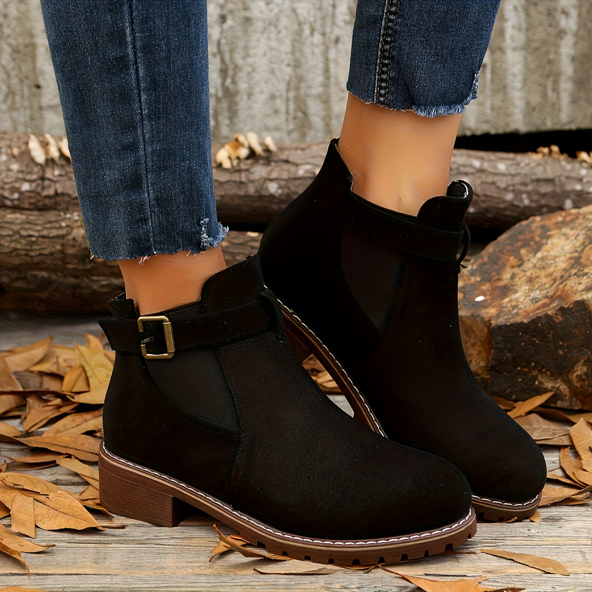 Yseulta | Buckle Chelsea Boots