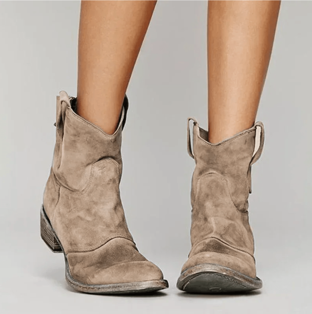 Elettra | Suede Western Cowboy Boots