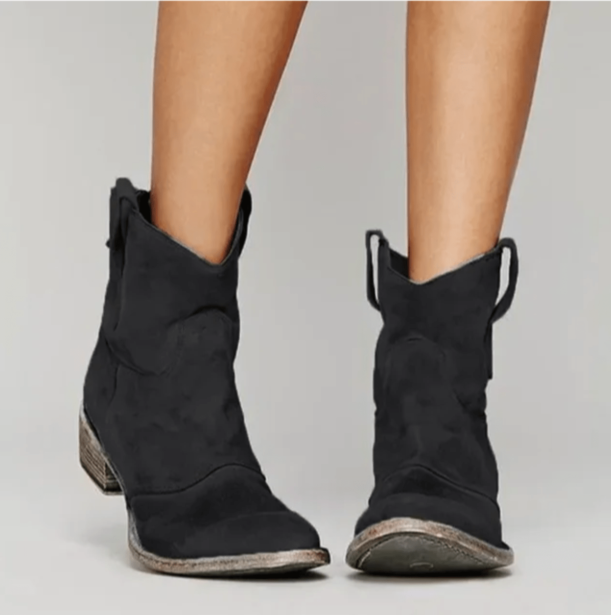 Elettra | Suede Western Cowboy Boots