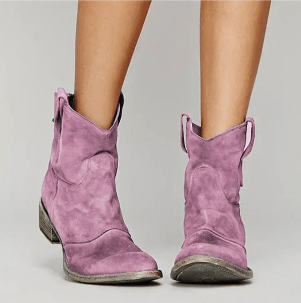 Elettra | Suede Western Cowboy Boots