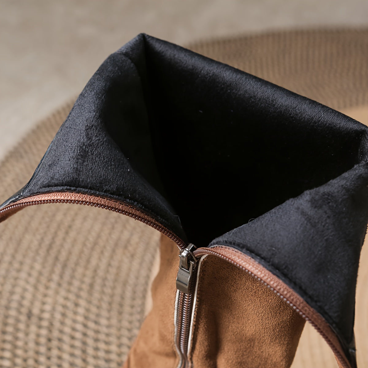 Briseis | Gold Button Knee-High Boots