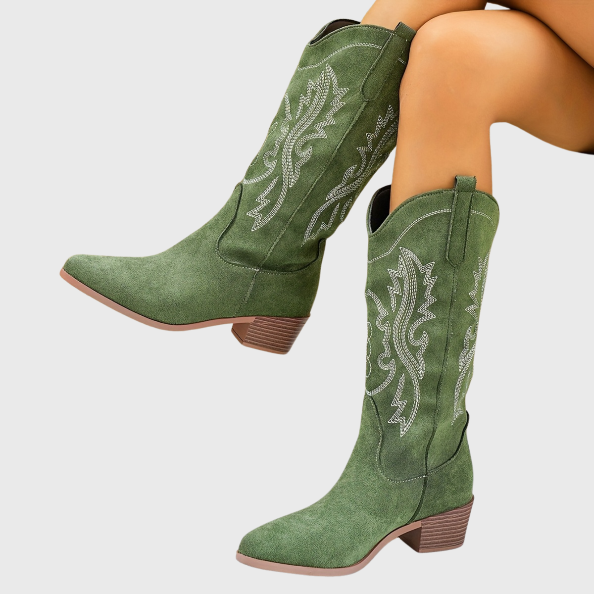 Opal | Wide Calf Western Cowboy Boots