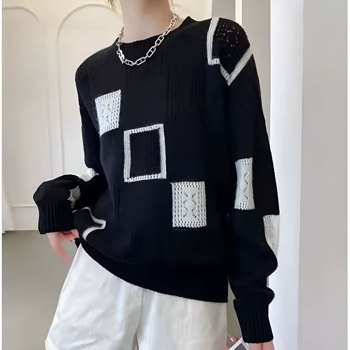 Ottilie | Squares Sweater