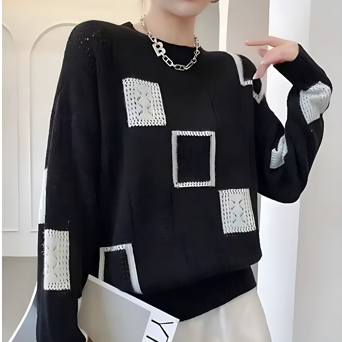 Ottilie | Squares Sweater