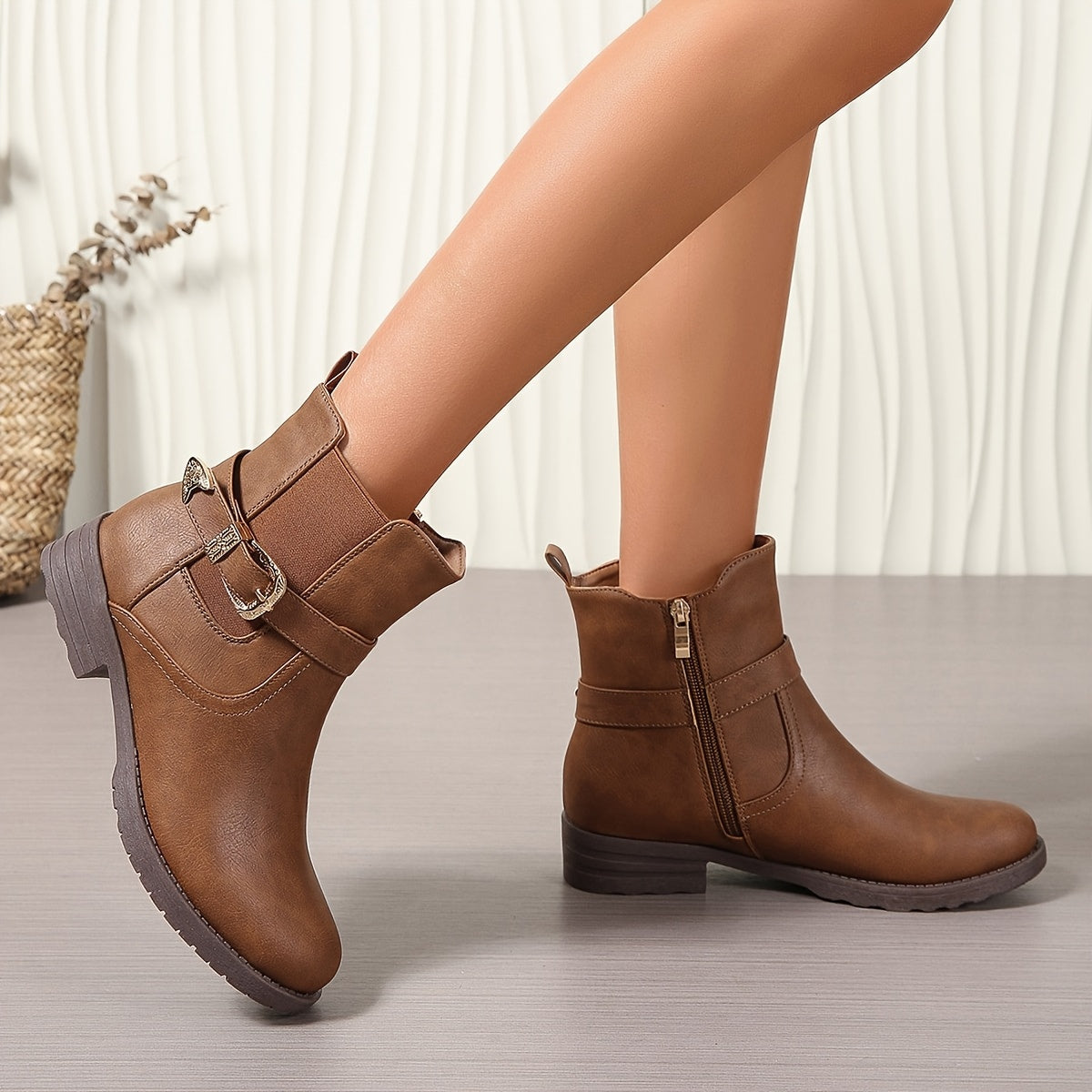 Lavender | Western Buckle Cowboy Boots