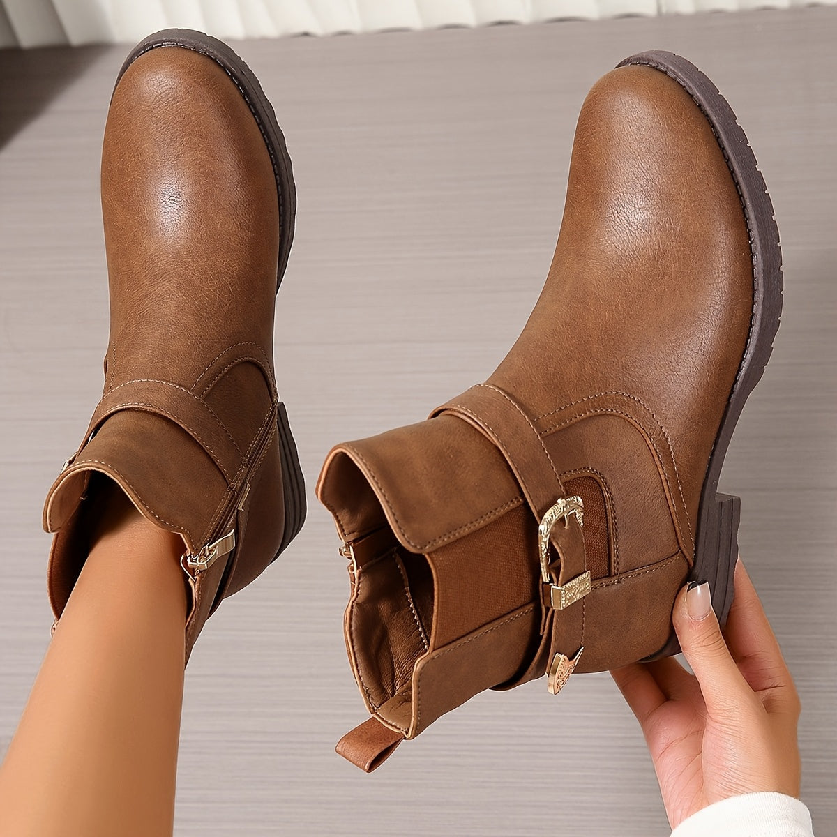 Lavender | Western Buckle Cowboy Boots