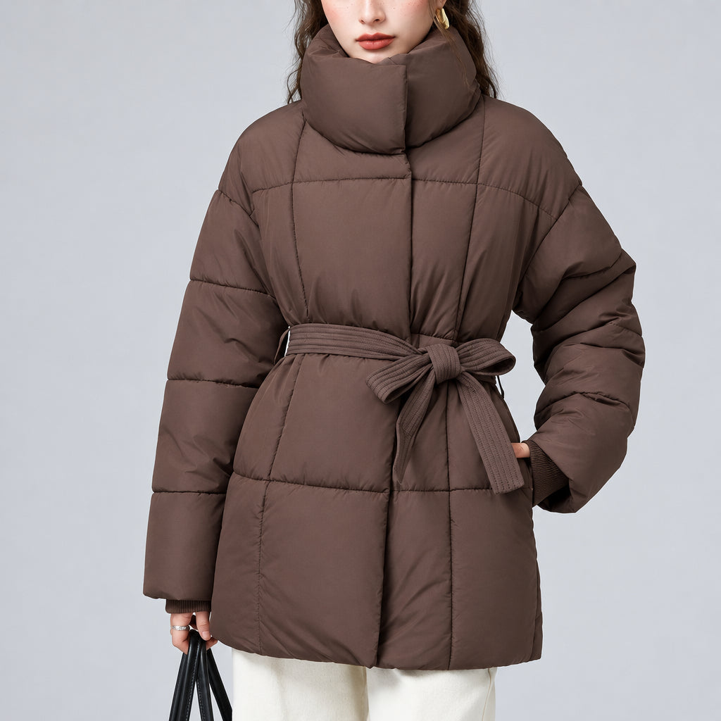 Brittany - Women's Belted Padded Jacket