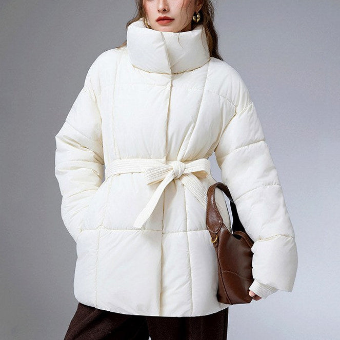 Brittany - Women's Belted Padded Jacket