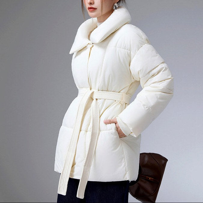 Brittany - Women's Belted Padded Jacket