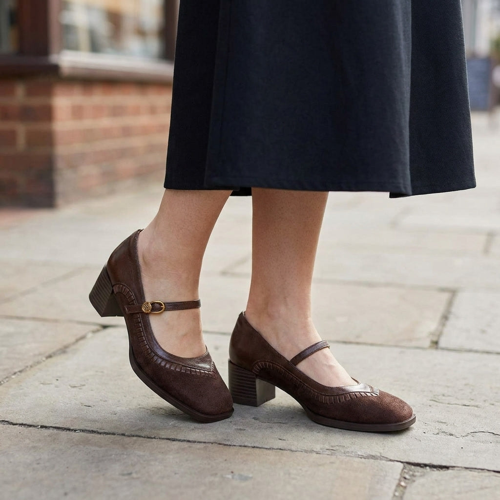 Eloise Leather Heels