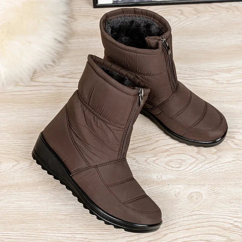 Bettina | Quilted Style Mid-Calf Boots
