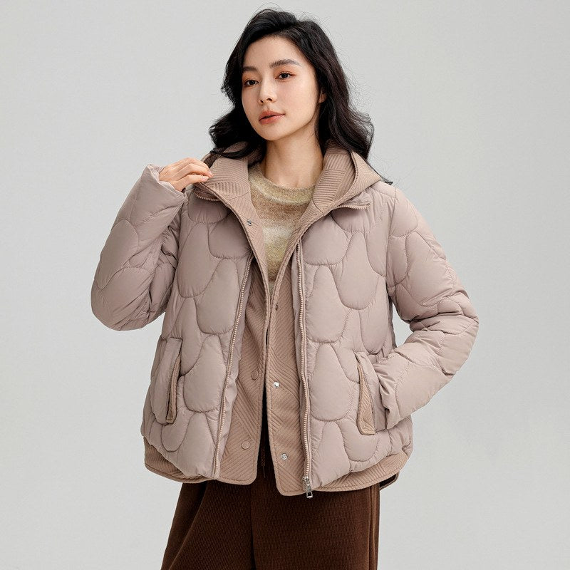 Brynlee - Women's Scallop Quilted Puffer Jacket