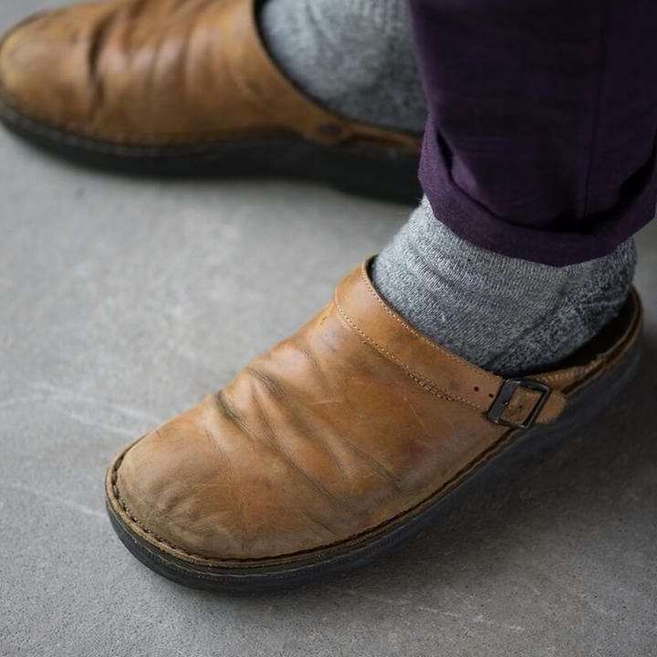 Buckle Strap Clogs for Men