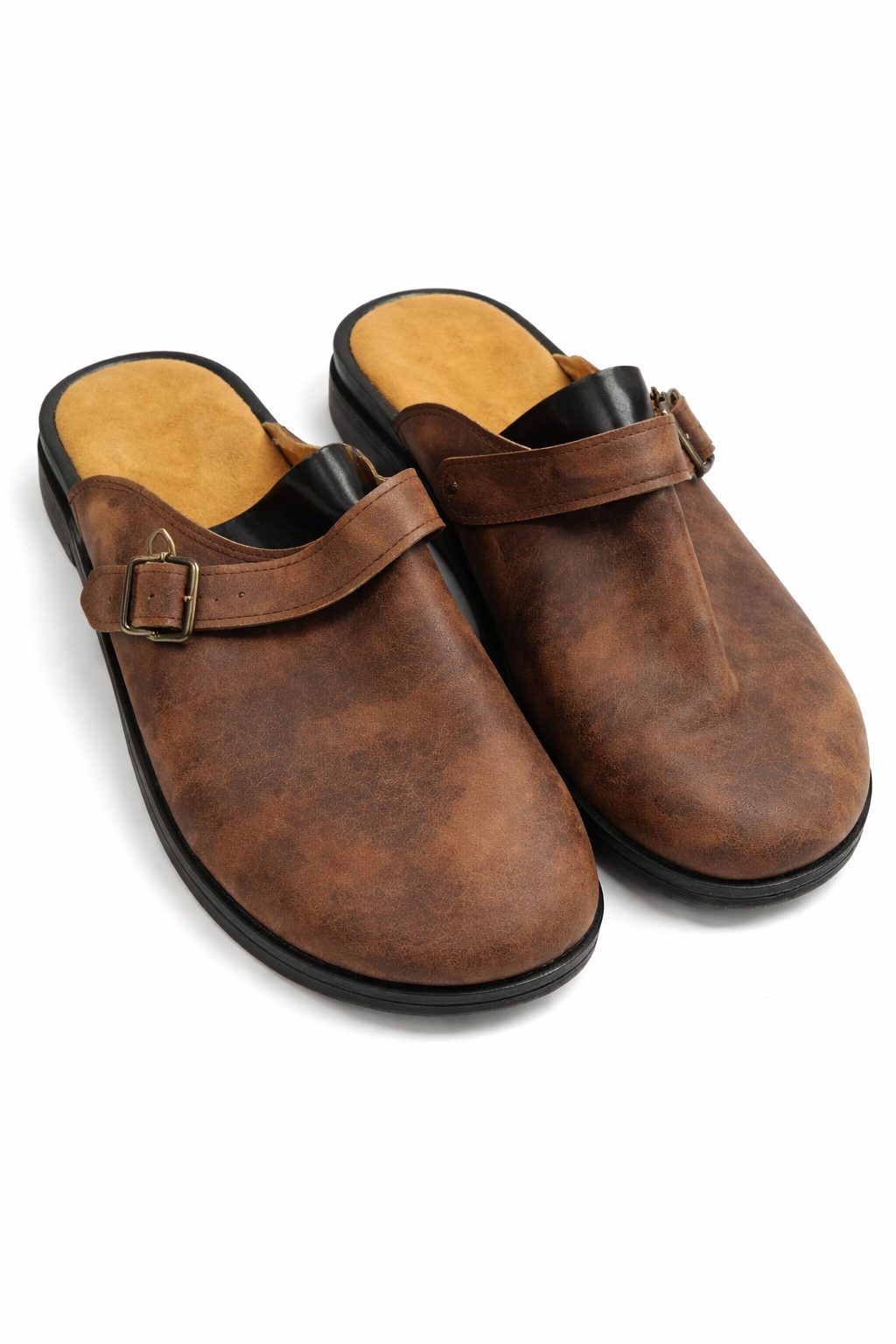 Buckle Strap Clogs for Men