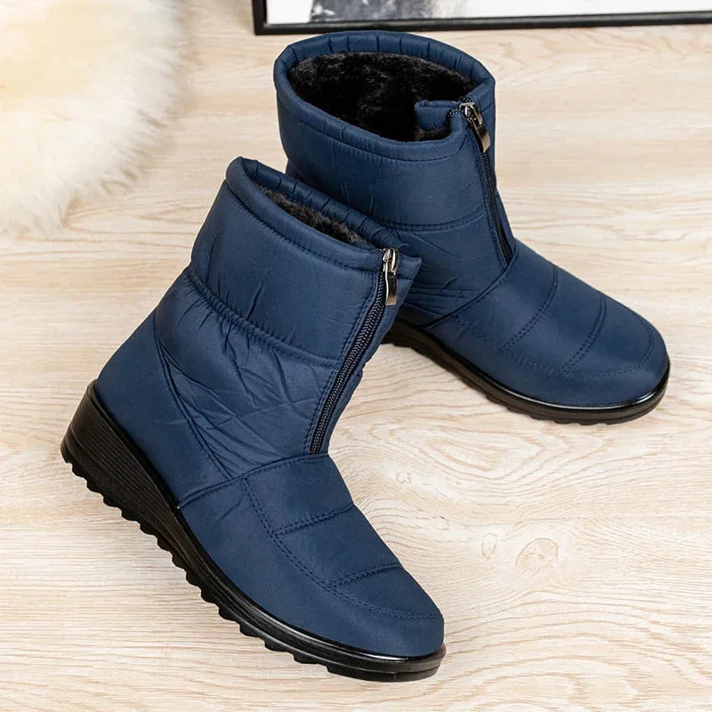 Bettina | Quilted Style Mid-Calf Boots
