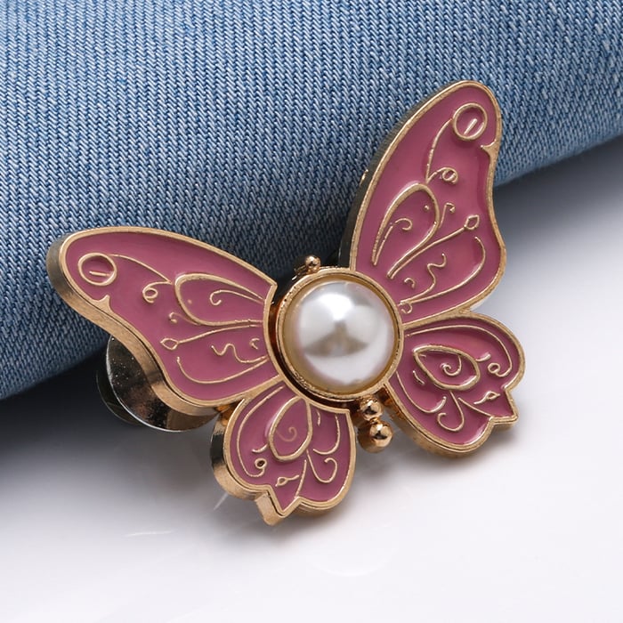 Butterfly Clips | Stainless Metal & Locking Clip | Set of 4