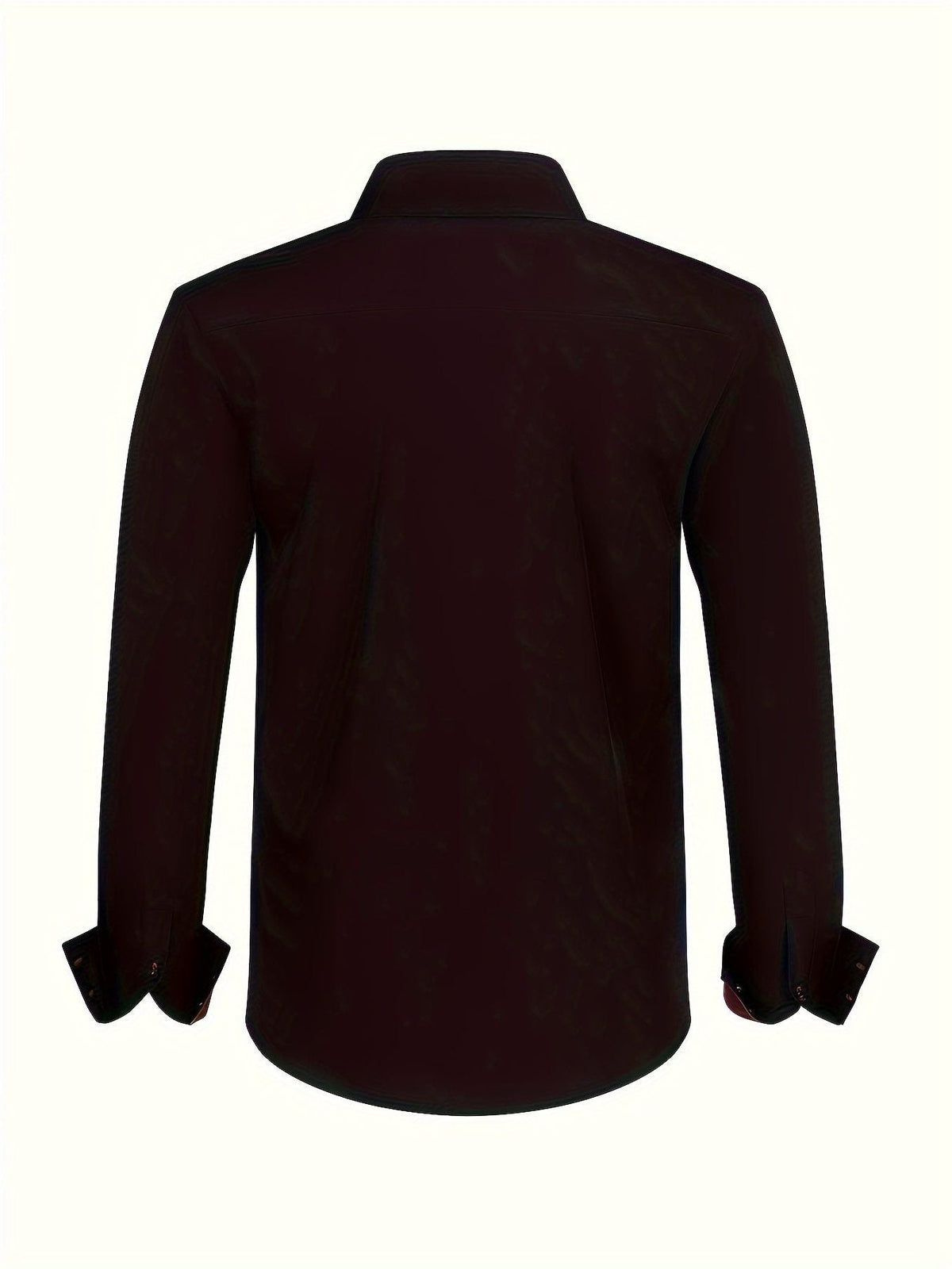 Button-Down Contrast Cuff Shirt for Men