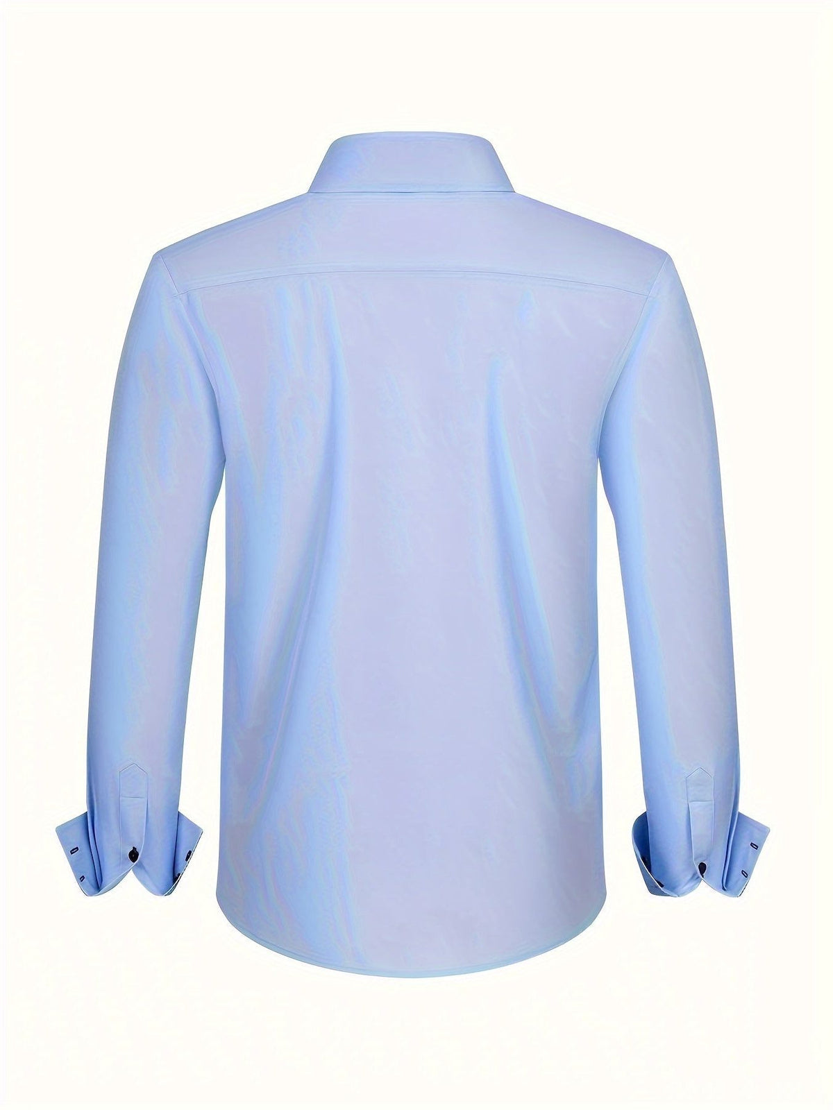 Button-Down Contrast Cuff Shirt for Men
