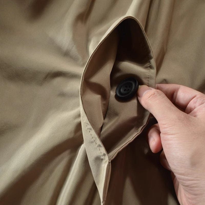 Button-Down Lapel Coat for Men