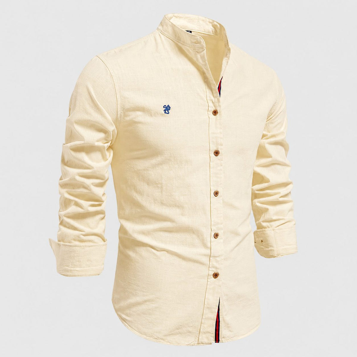 Button-Down Linen Shirt for Men
