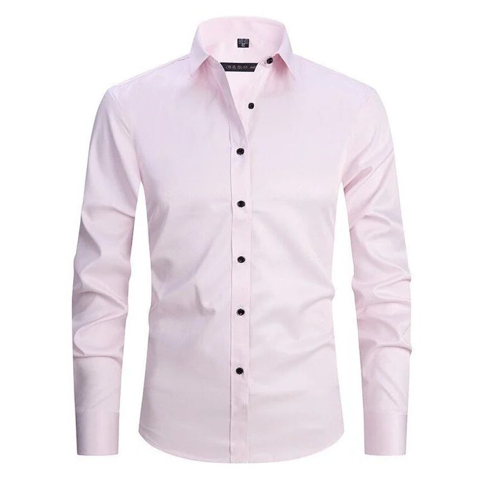 Button-Down Long Sleeve Stretch Shirt for Men