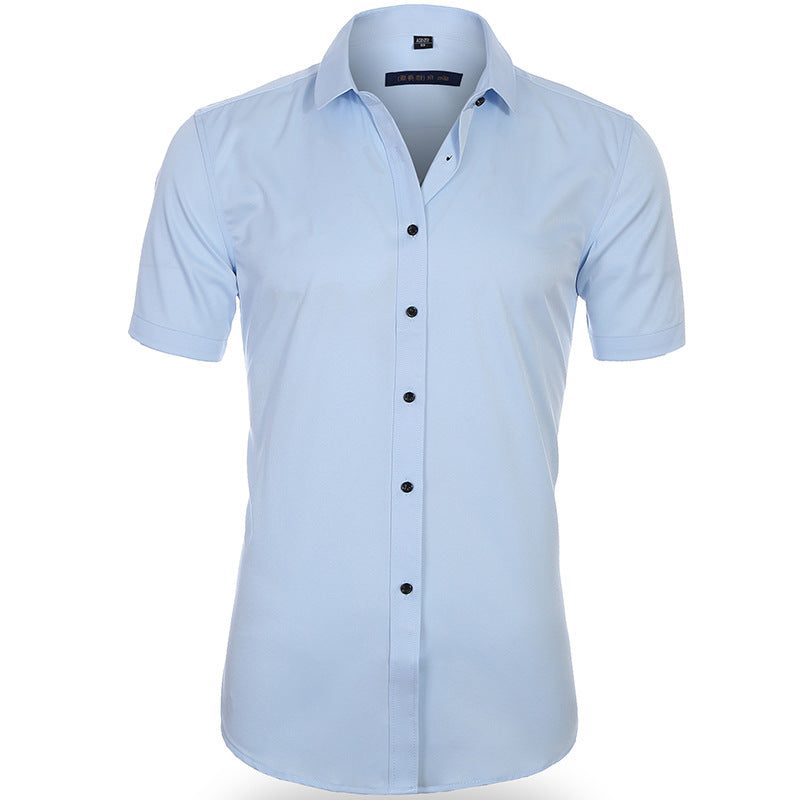 Button-Down Short Sleeve Polo Shirt for Men