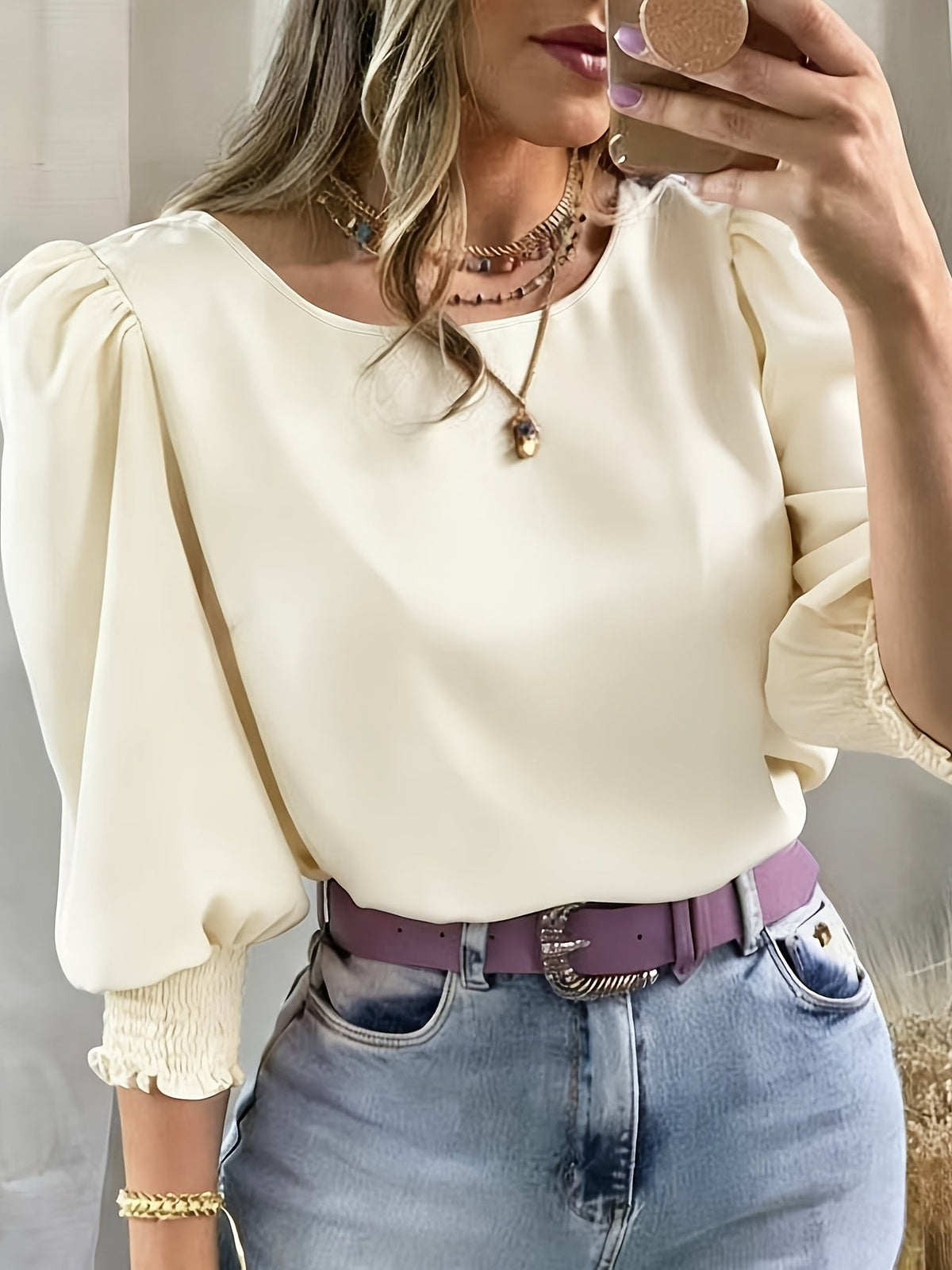 Ellen | Puff Sleeve Blouse