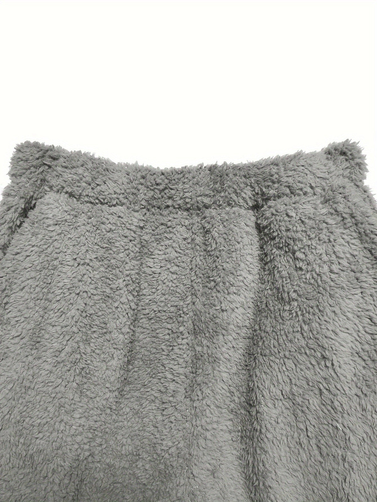 Women's Fleece Loungewear Set Shawl Collar Hoodie Trousers