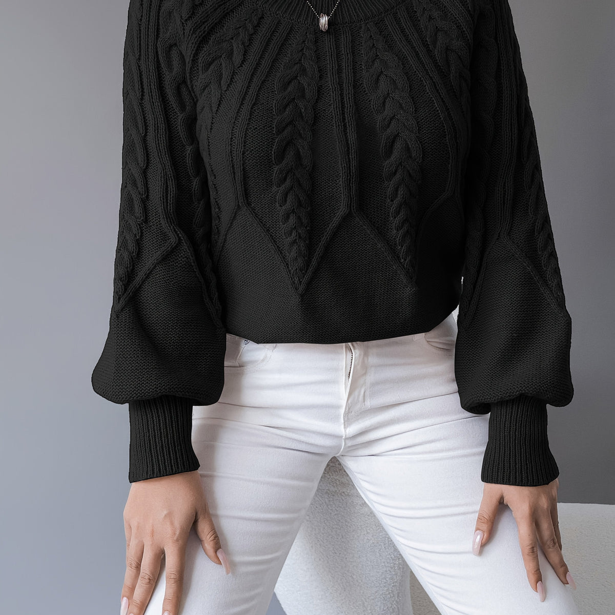 Elsie | Cable Knit Sweater